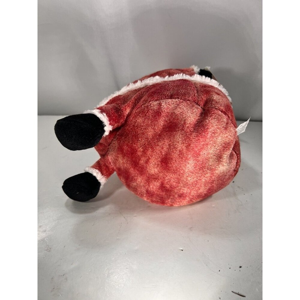 Commonwealth Plush 2001 Santa Claus Stuffed Plump Round Toy Sack Chubby Tags - Picture 10 of 10